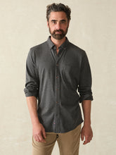 Coastline Knit Shirt - Charcoal Heather Twill