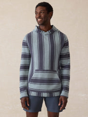 Whitewater Hoodie - Teal Channel Stripe