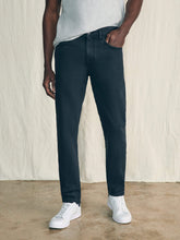 Organic Cotton Slim Straight Denim (30" Inseam) - Black Smoke Wash
