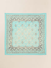 Spring Salutation Bandana - Aqua