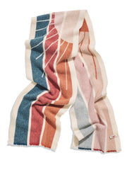 Sun And Wave Scarf - Ivory