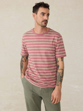 Sunwashed Tee - Red Reef Stripe