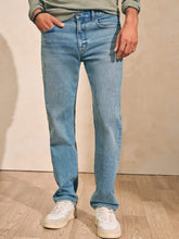 Organic Cotton Slim Straight Denim (32" Inseam) - Sandy Point Wash