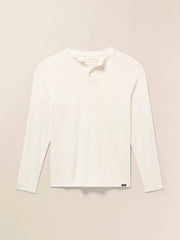Long-Sleeve Cloud Henley (Tall) - Ivory Heather