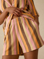 Cabana Towel Terry Short - Sun Kissed Stripe