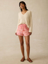 Laidback Gauze Short - Coral Skies Tie Dye