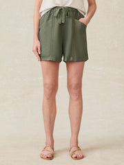 Topanga Drape Short - Thyme