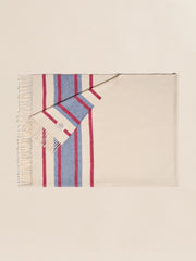 Brushed Recycled Cotton Blanket - Thompson Stripe