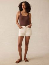 Organic Cotton Denim Short - White Sand Wash