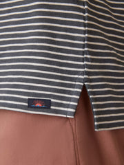 Sunwashed T-Shirt Polo - Ocean Stone Stripe