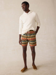 Novelty Knit Short - Cannon Beach Stripe