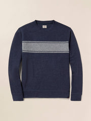 Legend™ Surf Stripe Sweater Crew - Brighton Navy Surf Stripe