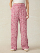 Cabana Pant - Dusty Rose Banana Leaf