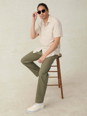 Short-Sleeve Hermosa Shirt - Island Sand Fishscale