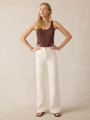 Stretch Terry Harbor Pant - Egret