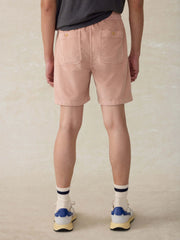 Corduroy Drawstring Utility Short - Coral Dawn