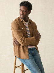 Tried \u0026 True Chambray Workshirt - Sahara Khaki