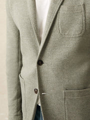 Inlet Knit Blazer (Tall) - Olive Brush Melange