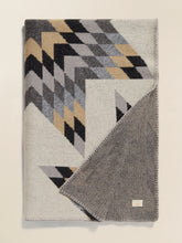 B. Yellowtail Star Patchwork Blanket - Grey Star Patchwork
