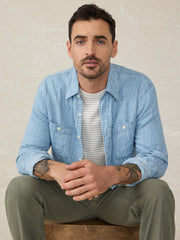 Tried \u0026 True Chambray Workshirt - Vintage Indigo