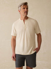 Short-Sleeve Sunwashed Henley - Island Dune Heather