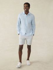 Laguna Linen Shirt - Light Blue Melange