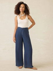 Sun Strider Linen Pant - Deep Sea Navy