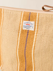 Surf Stripe Zip Pouch - Khaki