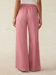 Topanga Drape Pant - Withered Rose