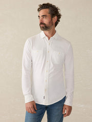 Sunwashed Knit Shirt - White