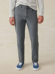 Stretch Terry 5-Pocket Athletic Fit Pant - Slate