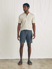 Essential Linen Short (6.5" Inseam) - Washed Black