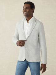 Inlet Knit Blazer - Heather Grey