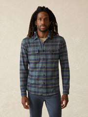 Legend™ Sweater Shirt - Mossy Elm Plaid