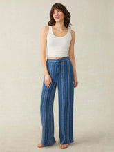 Sun Strider Linen Pant - Dockside Stripe