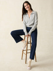 Jackson Sweater Polo - Grey Heather
