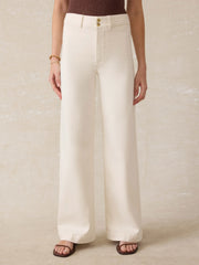 Stretch Terry Harbor Pant - Egret