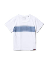 Kids Surf Stripe Sunwashed Tee - White Surf Stripe
