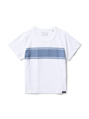 Kids Surf Stripe Sunwashed Tee - White Surf Stripe