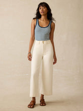 Stretch Terry Harbor Ankle Pant - Egret