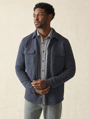 Epic Quilted Fleece CPO (Tall) - Navy Melange