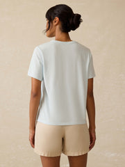 Sunwashed Regenerative Essential Tee - Sky