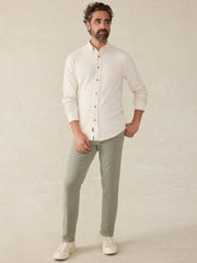 Stretch Terry 5-Pocket Athletic Fit Pant - Faded Olive