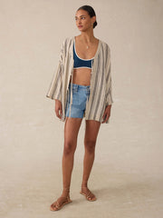 Rip Tide Coverup - Sandy Mixed Stripe