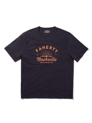 Nashville Short-Sleeve Crew T-Shirt - Washed Black