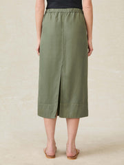 Topanga Drape Utility Skirt - Thyme