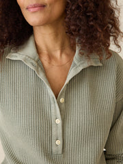 Après Waffle Henley - Coastal Sage
