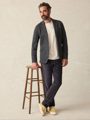 Stretch Terry Corduroy 5-Pocket Pant - Washed Charcoal