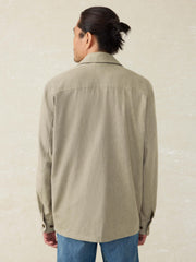 Movement™ Linen Shirt Jacket - Sage Cliff