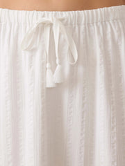 Dune Cotton Gauze Rees Skirt - White